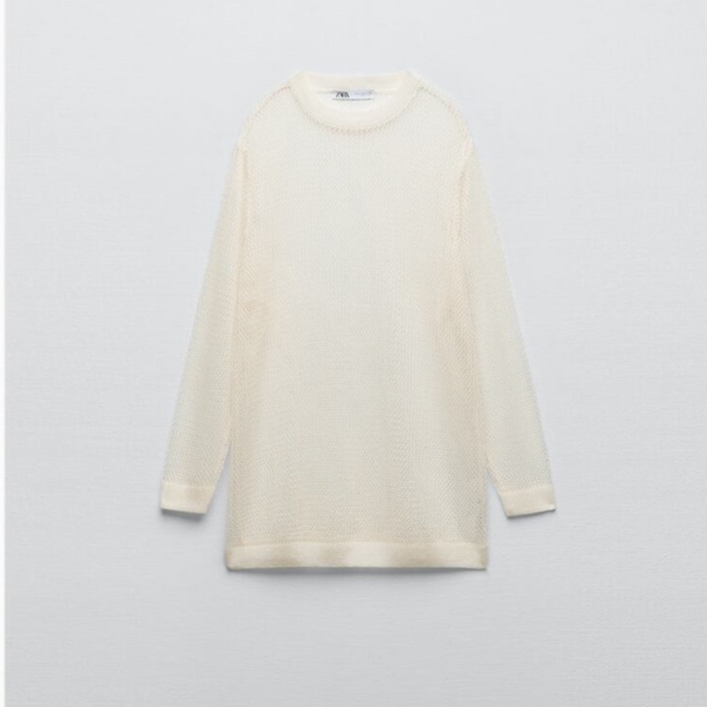 Zara open knit sweater